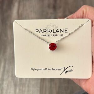 Impression necklace red